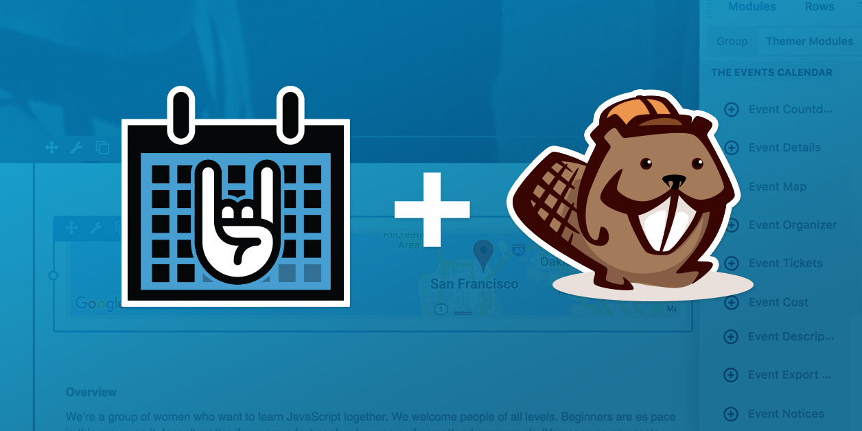 Beaver Themer Integrates with The Events Calendar