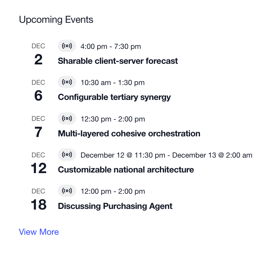Overview Of Calendar Widgets Knowledgebase The Events Calendar Overview Of Calendar Widgets Knowledgebase The Events Calendar
