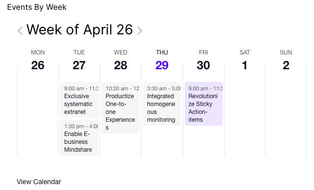Overview Of Calendar Widgets Knowledgebase The Events Calendar