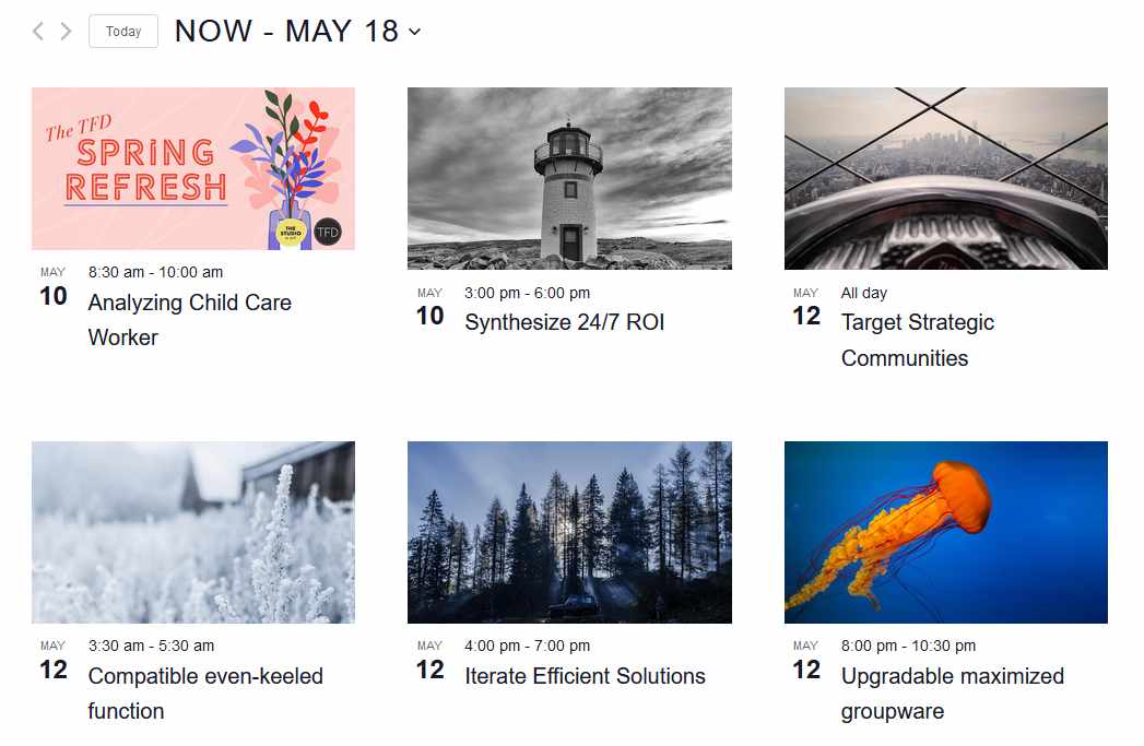 Photo view with custom CSS on desktop